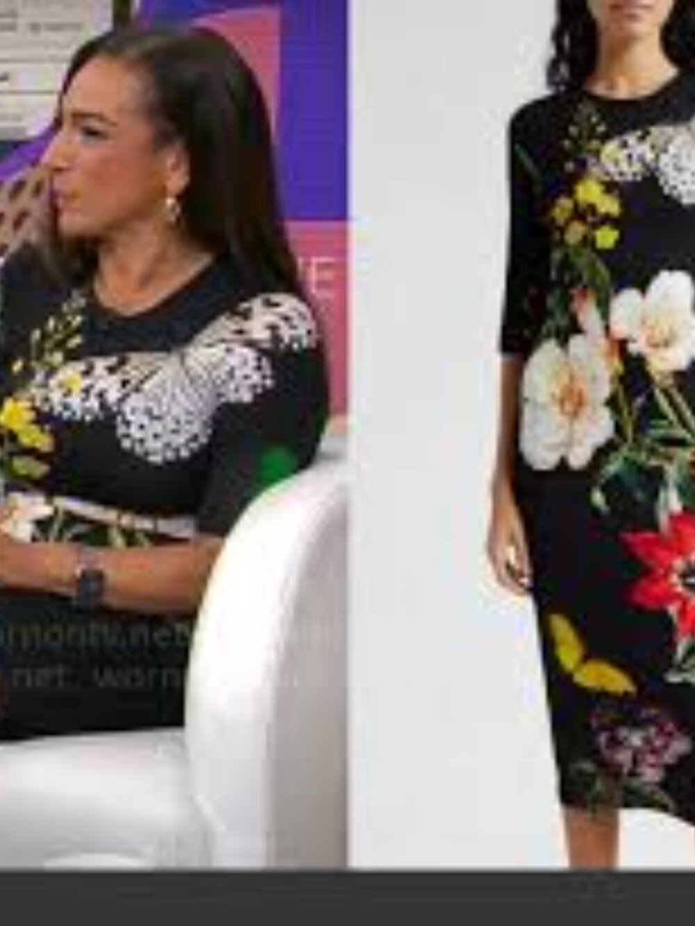 Alice And Olivia Dress/Delora butterfly flower - Picture 7 of 12